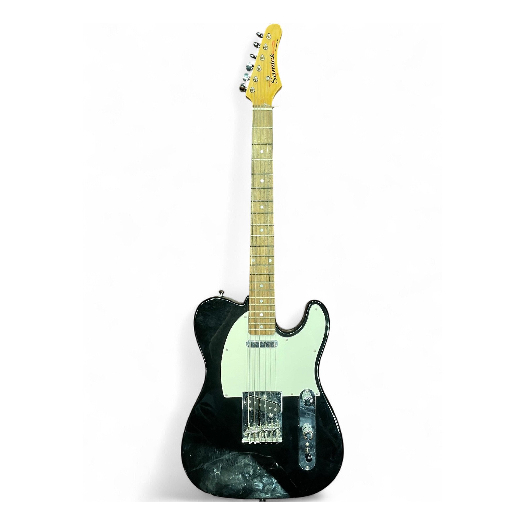 SAMICKテレキャスタイプ Used Samick Telecaster Black Solid Body Electric Guitar Black