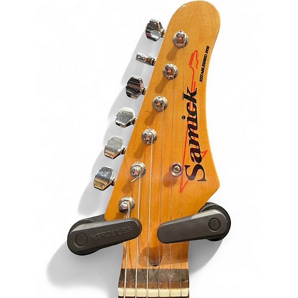 Used Samick Telecaster Black Solid Body Electric Guitar