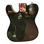Used Samick Telecaster Black Solid Body Electric Guitar