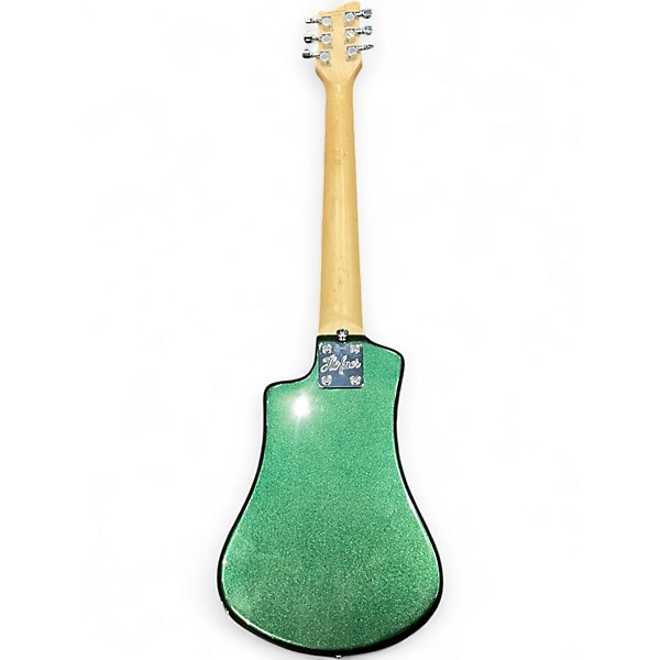 Used Hofner Shorty Traveler Metallic Green Electric Guitar