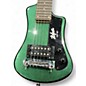 Used Hofner Shorty Traveler Metallic Green Electric Guitar