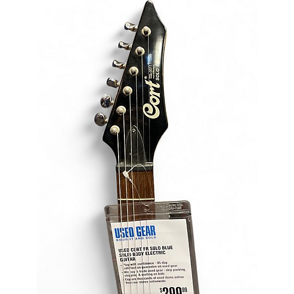 Used Cort FR SOLO Blue Solid Body Electric Guitar