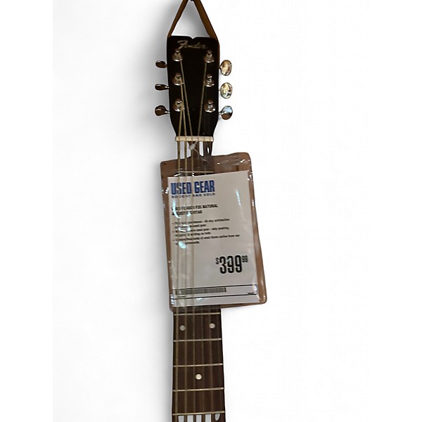 Used Fender F35 Natural Acoustic Guitar