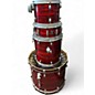 Used Gretsch Drums 4 Piece Catalina Club Series red Drum Kit thumbnail