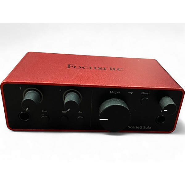 Used Focusrite Scarlett Solo Gen 4 Audio Interface