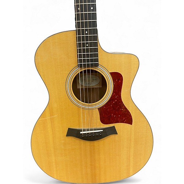 Used Taylor 214CE Natural Acoustic Electric Guitar