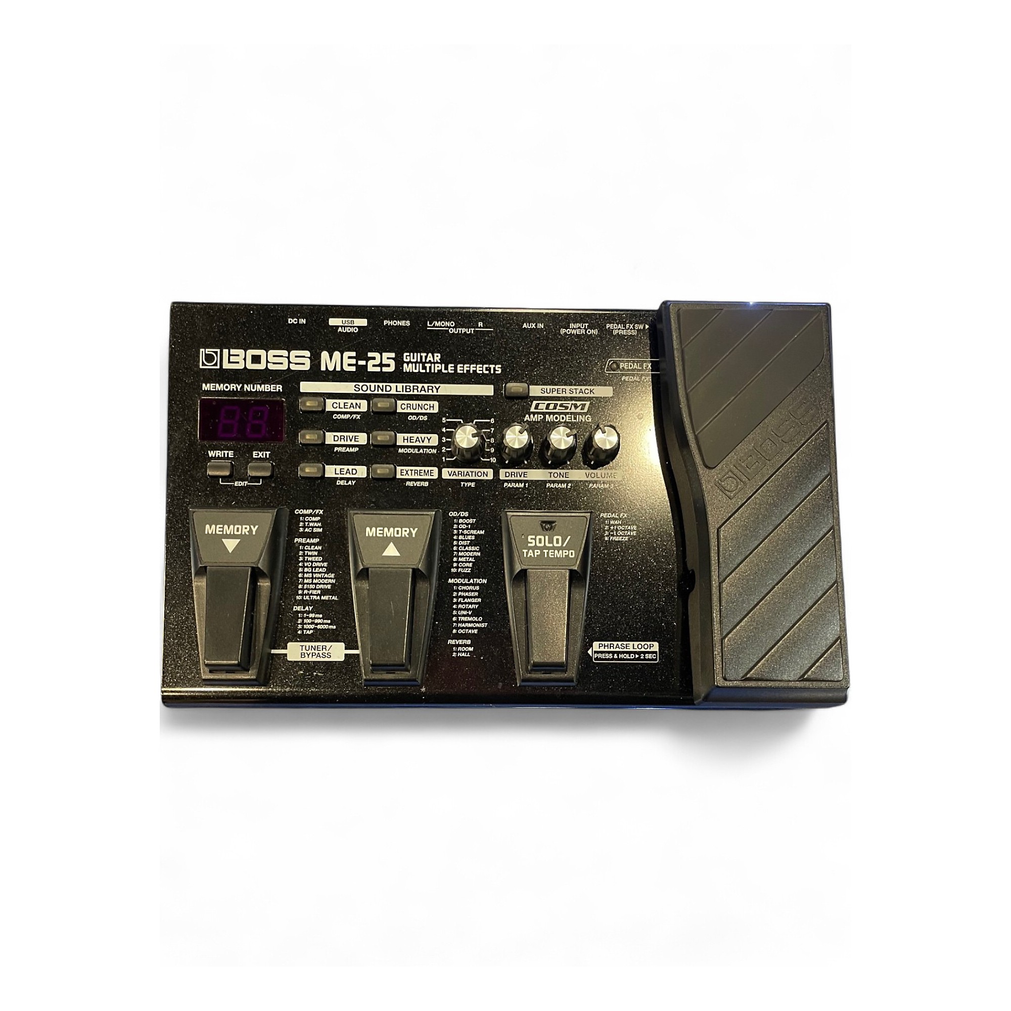 ギター boss me25 Amazon.com: Boss ME25 Guitar Multi-Effects Pedal : Musical