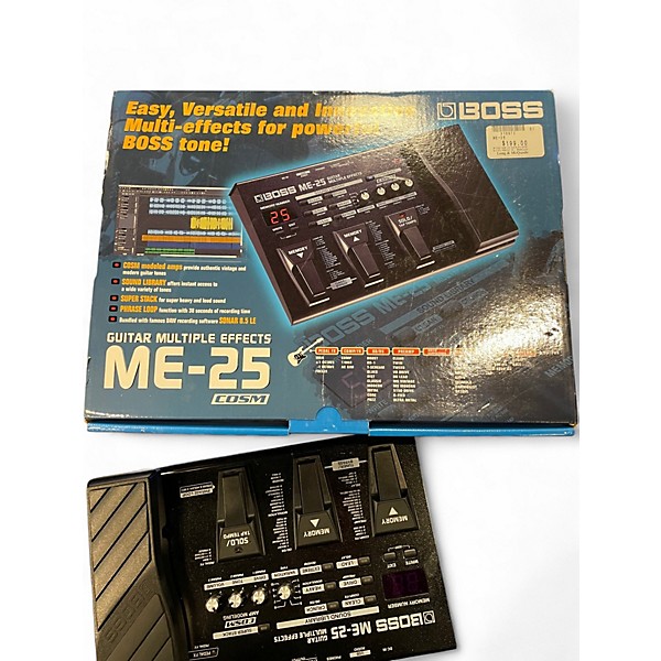 Used BOSS ME25 Guitar Multi Effect Processor | Guitar Center