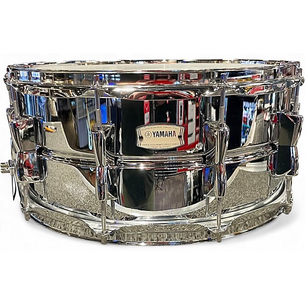 Used Yamaha 14X6.5 Stage Custom Steel Chrome Drum Chrome 213