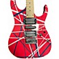 Used Djtxz EVH STYLE GUITAR RED WITH STRIPES Solid Body Electric Guitar
