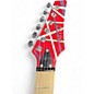 Used Djtxz EVH STYLE GUITAR RED WITH STRIPES Solid Body Electric Guitar