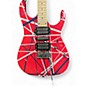 Used Djtxz EVH STYLE GUITAR RED WITH STRIPES Solid Body Electric Guitar