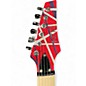 Used Djtxz EVH STYLE GUITAR RED WITH STRIPES Solid Body Electric Guitar