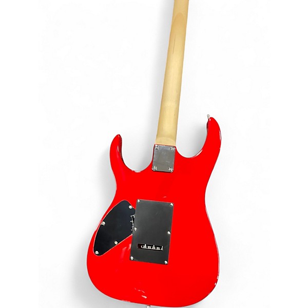Used Djtxz EVH STYLE GUITAR RED WITH STRIPES Solid Body Electric Guitar