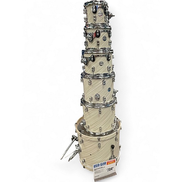 Used PDP by DW 6 Piece Concept Series Antique Ivory Drum Kit