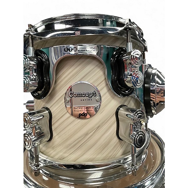 Used PDP by DW 6 Piece Concept Series Antique Ivory Drum Kit