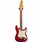 Used Austin S STYLE Crimson Red Trans Solid Body Electric Guitar thumbnail