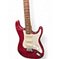 Used Austin S STYLE Crimson Red Trans Solid Body Electric Guitar