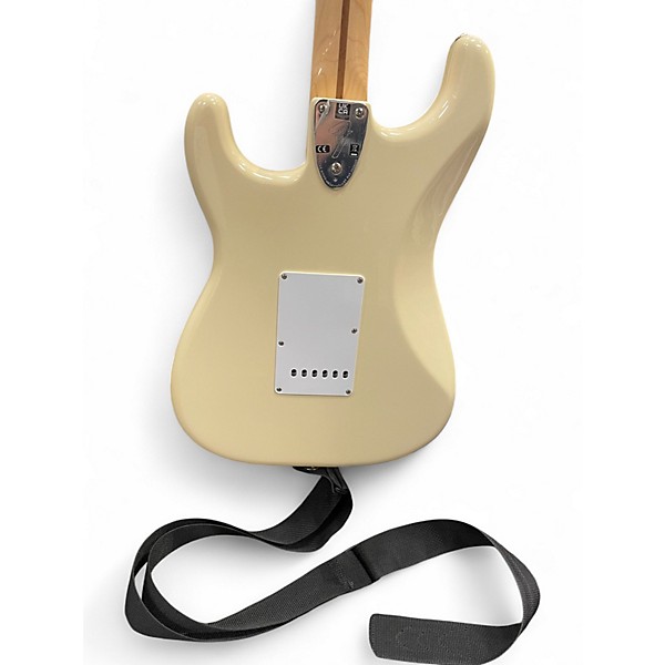 Used Fender Ritchie Blackmore Signature Stratocaster Olympic White Solid Body Electric Guitar