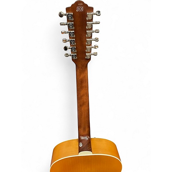 Used Guild F2512E Natural 12 String Acoustic Electric Guitar