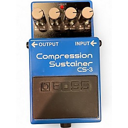 Used BOSS CS3 Compressor Sustainer Effect Pedal