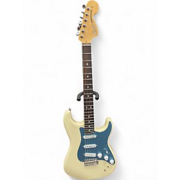 Used Starcaster by Fender Stratocaster Arctic White Solid Body Electric Guitar