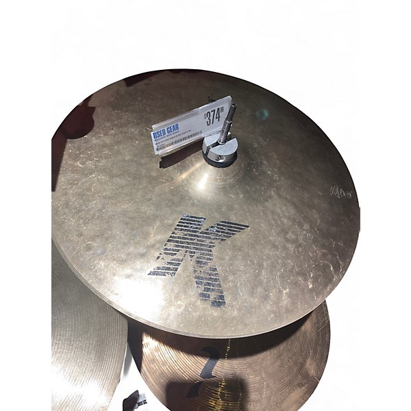 Used Zildjian 15in K Hi Hat Pair Cymbal