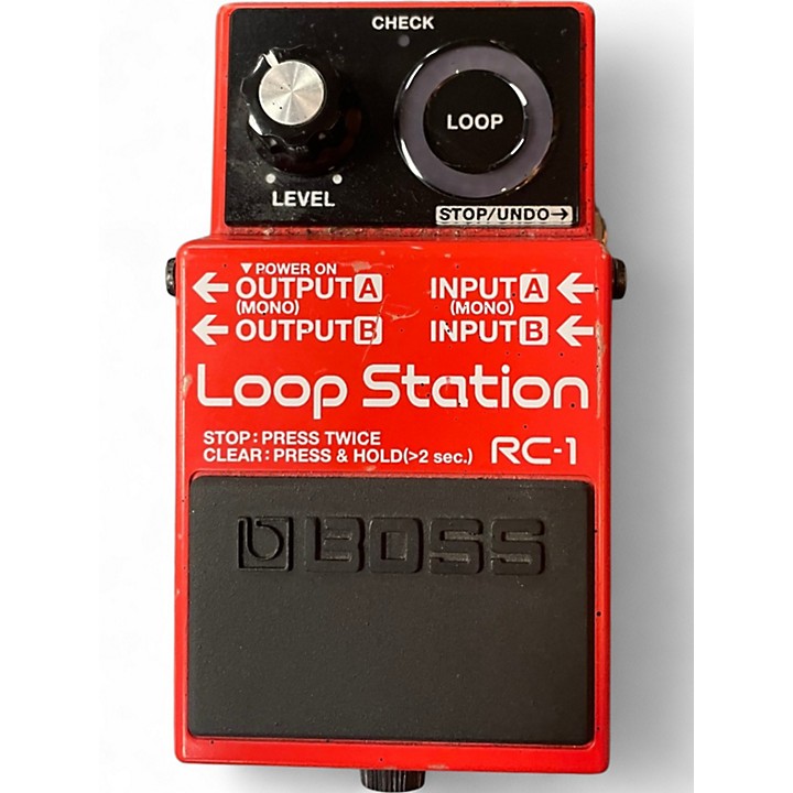 ギター BOSS RC-1 Loop Station Loop Pedal Amazon.com: Boss RC-1 Loop Station : Musical Instruments