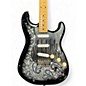 Used Fender Partscaster Silver Paisley Solid Body Electric Guitar