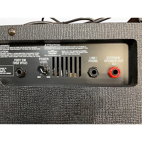 Used VOX AD50VT 1x12 50W Guitar Combo Amp
