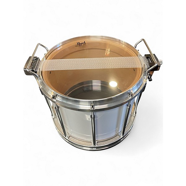 Used Pearl 14in CHAMPIONSHIP MAPLE SERIES MARCHING SNARE WHITE Drum