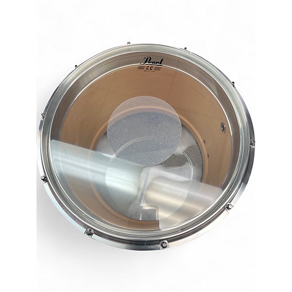 Used Pearl 14in CHAMPIONSHIP MAPLE SERIES MARCHING SNARE WHITE Drum