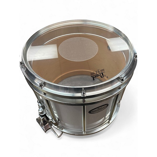 Used Pearl 14in CHAMPIONSHIP MAPLE SERIES MARCHING SNARE WHITE Drum