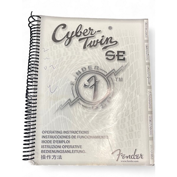 Used Fender Cybertwin SE Tube Guitar Combo Amp