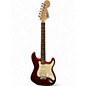 Used Squier Standard Stratocaster Candy Apple Red Solid Body Electric Guitar thumbnail