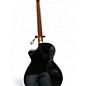 Used Fender Kingman Acoustic Electric Bass Black Acoustic Bass Guitar
