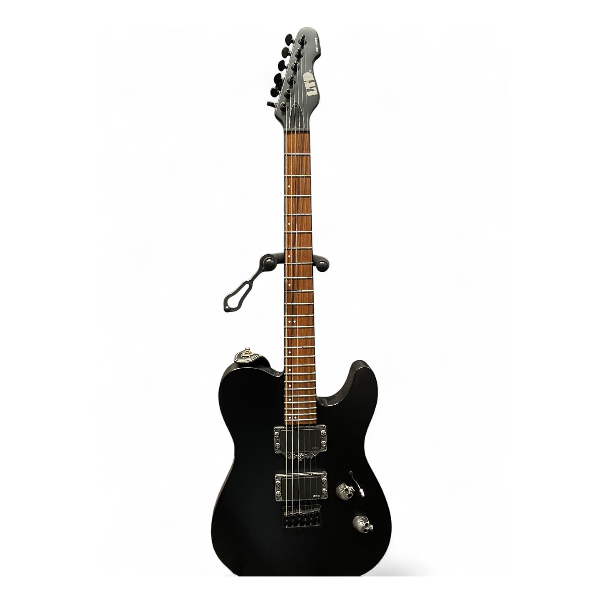 Used ESP LTD te401 Black Solid Body Electric Guitar Black
