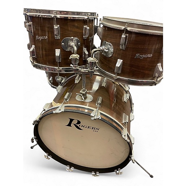 Used Rodgers 4 Piece londoner koa 4 pc koa Drum Kit