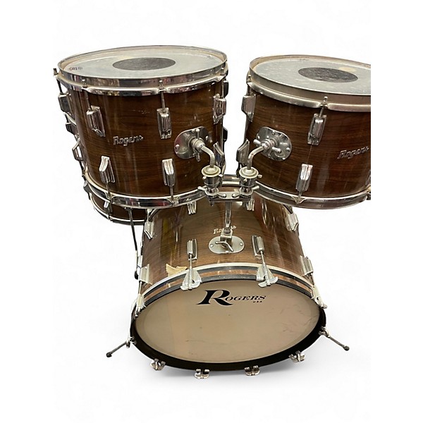 Used Rodgers 4 Piece londoner koa 4 pc koa Drum Kit