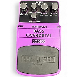 Used Behringer BOD100 Bass Overdrive Bass Effect Pedal