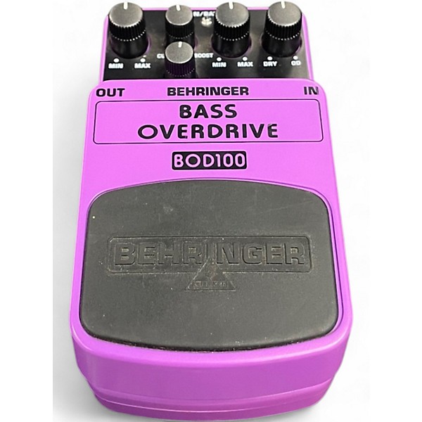 Used Behringer BOD100 Bass Overdrive Bass Effect Pedal
