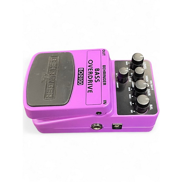 Used Behringer BOD100 Bass Overdrive Bass Effect Pedal
