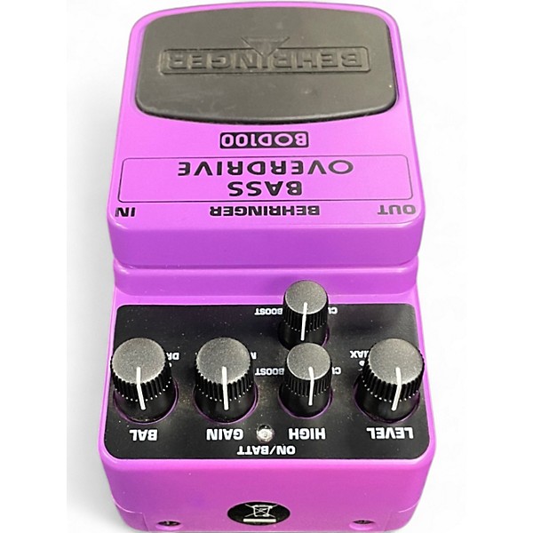 Used Behringer BOD100 Bass Overdrive Bass Effect Pedal