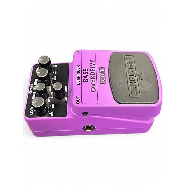 Used Behringer BOD100 Bass Overdrive Bass Effect Pedal