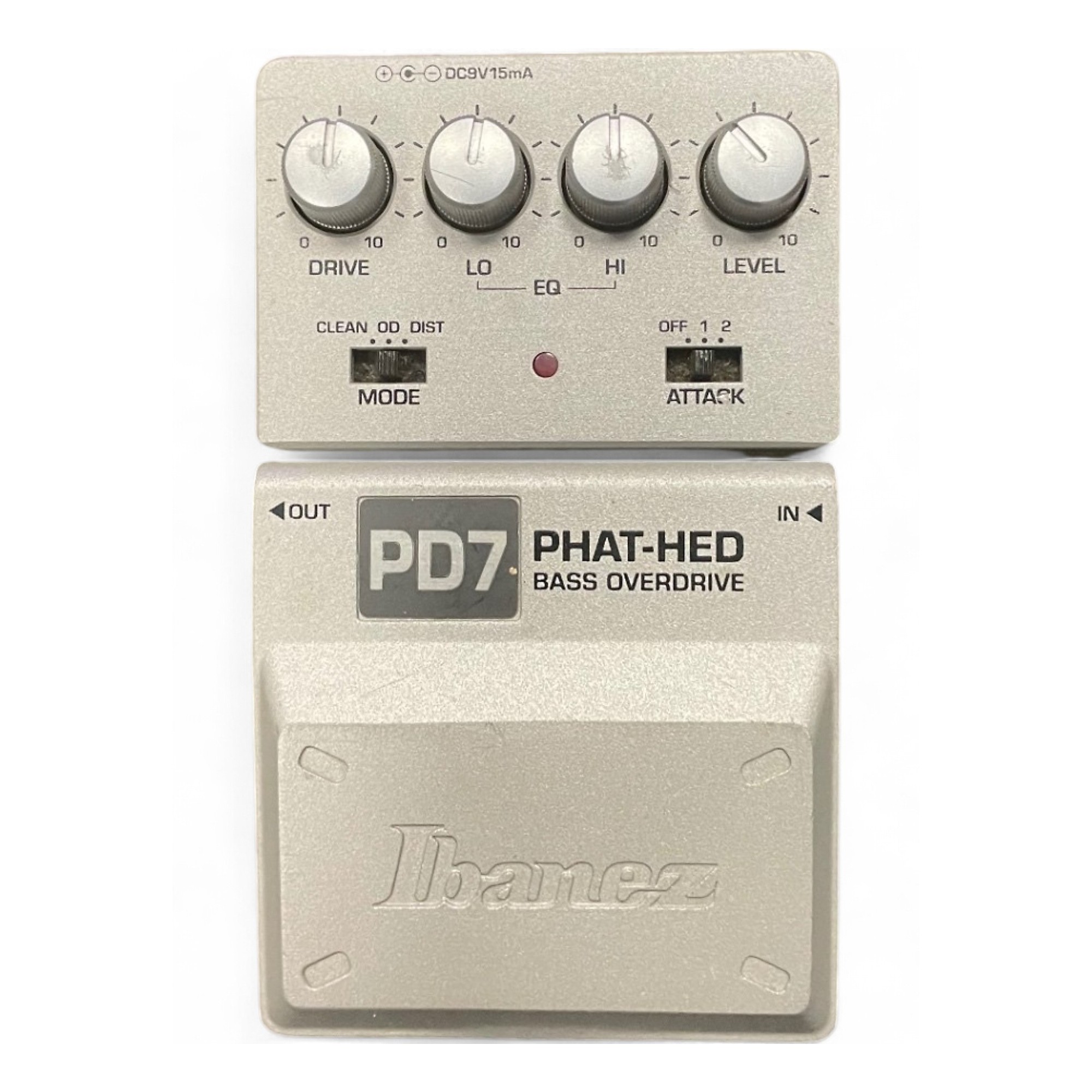 Ibanez PD7 PHAT-HED オーバードライブペダル Used Ibanez PD7 PHAT-HED Bass Overdrive Bass Effect Pedal