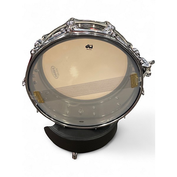 Used DW 14X5.5 Deisgn Series  Snare BLACK NICKEL Drum