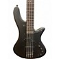 Used Schecter Guitar Research Stiletto Custom 4 String Black Electric Bass Guitar