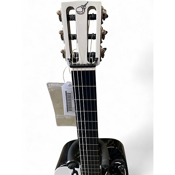 Used Journey Instruments OC660W1 Pearl White Acoustic Electric Guitar