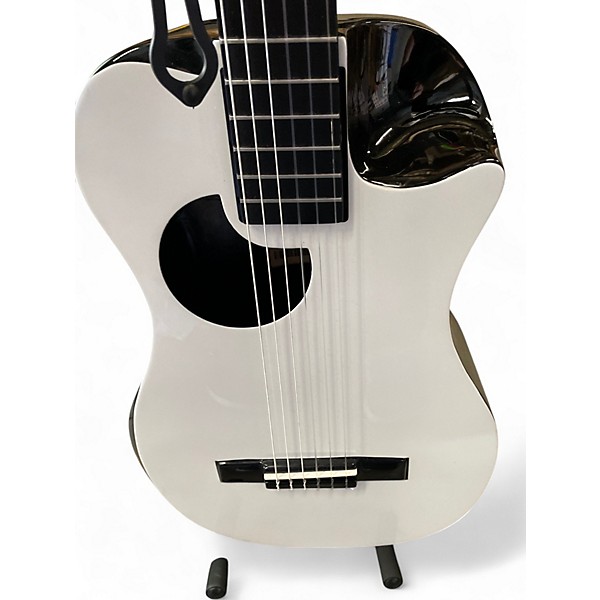 Used Journey Instruments OC660W1 Pearl White Acoustic Electric Guitar