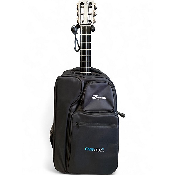 Used Journey Instruments OC660W1 Pearl White Acoustic Electric Guitar